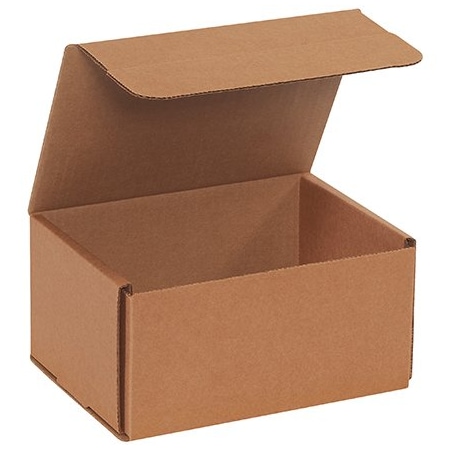 Bsc Preferred 8 x 6 x 4'' Kraft Corrugated Mailers, 50PK BUY00014845